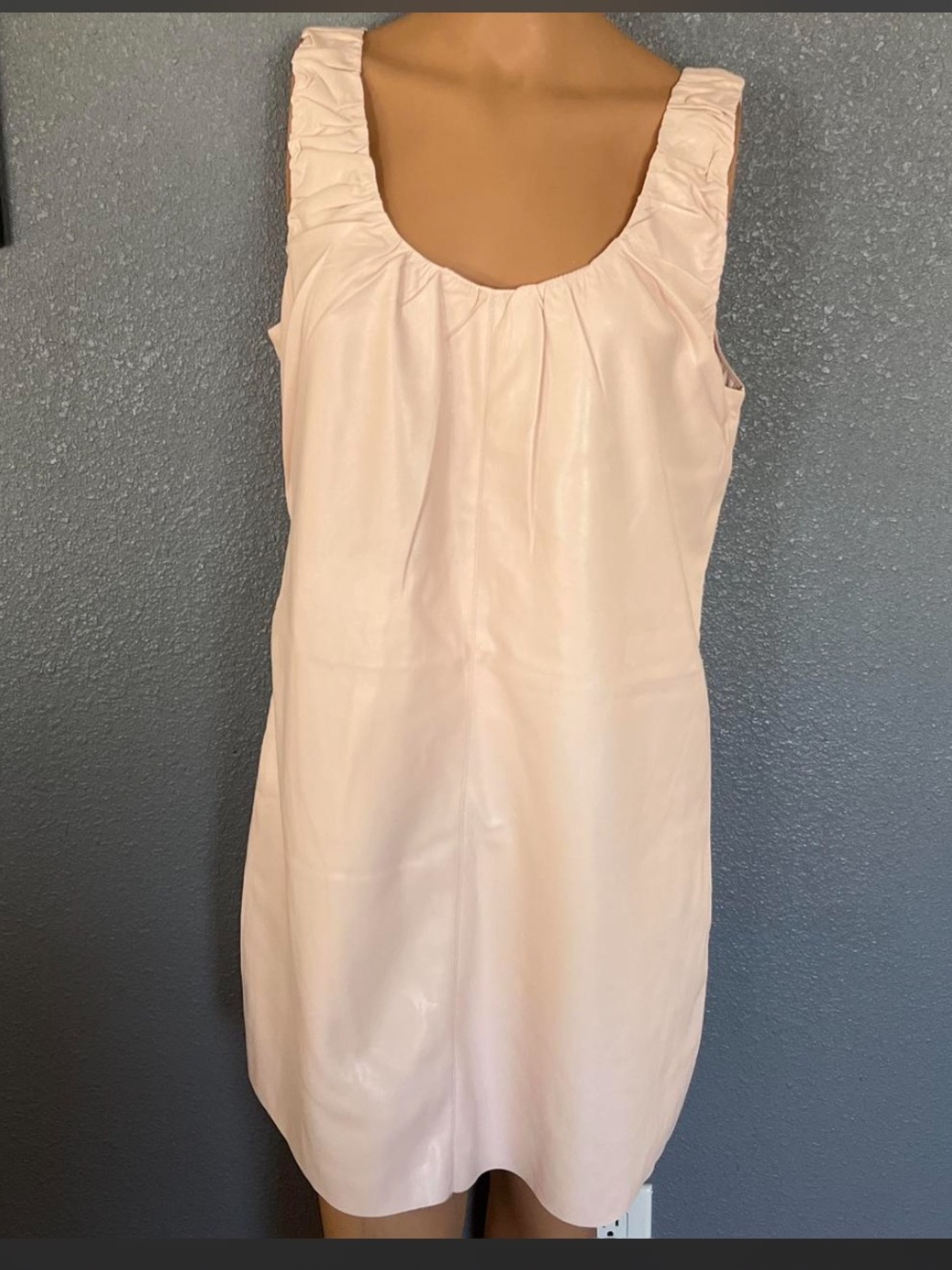 Dolce Cabo Pleather Light Pink Dress